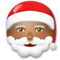 Santa Claus - Medium Black emoji on LG